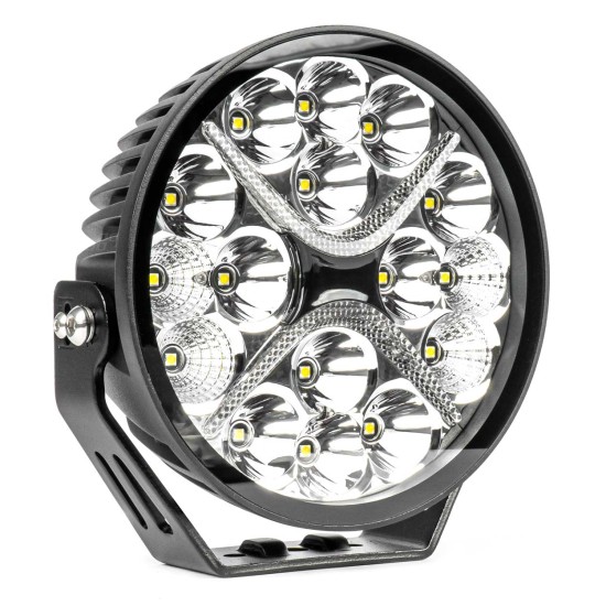 Amio - ΠΡΟΒΟΛΕΑΣ ΟΔΗΓΗΣΗΣ ΣΤΡΟΓΓΥΛΟΣ LED PRO IP67 9600lm 10-30V - 80W - 6000K - 16 LED - 178x178x65mm - 1 ΤΕΜ. (03871/AM)