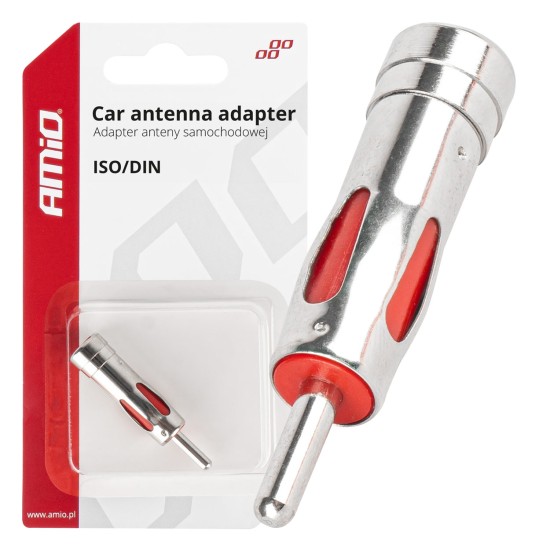 Amio - ΑΝΤΑΠΤΟΡΑΣ ΚΕΡΑΙΑΣ ISO>DIN - 1 τεμ. (03965/AM)