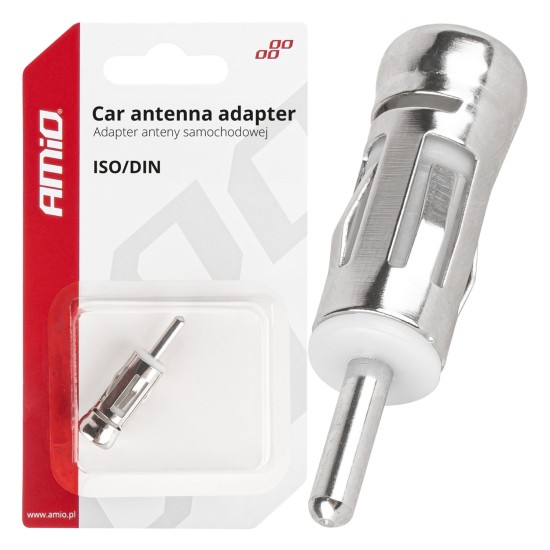 Amio - ΑΝΤΑΠΤΟΡΑΣ ΚΕΡΑΙΑΣ ISO>DIN - 1 ΤΕΜ. (03966/AM)