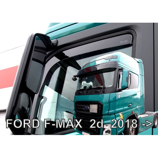 ΑΝΕΜΟΘΡΑΥΣΤΕΣ ΓΙΑ FORD F-MAX 2D 2018+? ΖΕΥΓΑΡΙ ΑΠΟ ΕΥΚΑΜΠΤΟ ΦΙΜΕ ΠΛΑΣΤΙΚΟ HEKO - 2 ΤΕΜ.