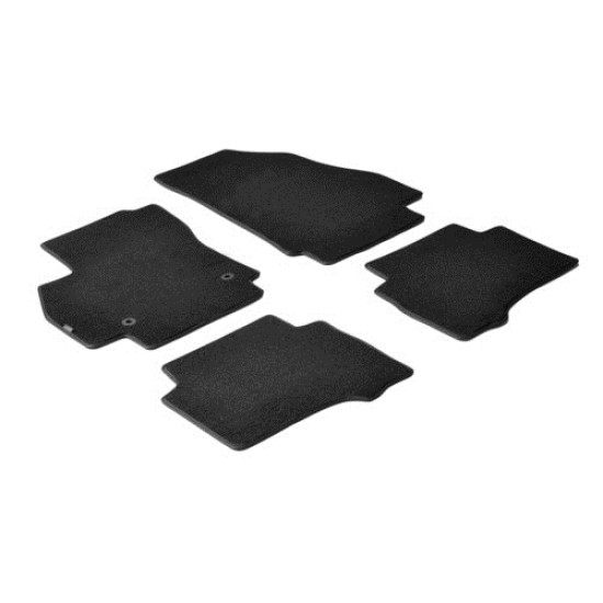 ΠΑΤΑΚΙΑ EXECUTIVE ΜΟΚΕΤΑ ΓΙΑ CITROEN NEMO VAN 5D 12/2008-03/2014 / FIAT FIORINO 11/2007+ / FIAT QUBO 5D 09/2008-05/2020 / PEUGEOT BIPPER 05/2008-03/2014 / PEUGEOT BIPPER TEPEE 03/2009-12/2017 ΣΕ ΜΑΥΡΟ ΧΡΩΜΑ ΜΕ ΚΟΥΜΠΩΜΑΤΑ LAMPA - 4 ΤΕΜ.