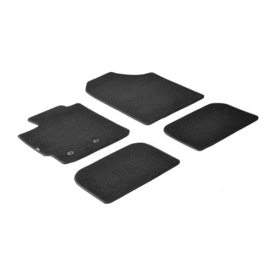 ΠΑΤΑΚΙΑ EXECUTIVE ΜΟΚΕΤΑ ΓΙΑ TOYOTA URBAN CRUISER 05/2009-09/2014 / TOYOTA YARIS 3D 01/2006-09/2011 / TOYOTA YARIS 5D 01/2006-09/2011 ΣΕ ΜΑΥΡΟ ΧΡΩΜΑ ME ΚΟΥΜΠΩΜΑΤΑ LAMPA - 4 ΤΕΜ.