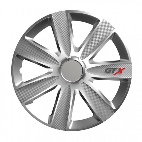 Amio - ΤΑΣΙΑ 15" VERSACO GTX SILVER CARBON -ΣΕΤ 4 ΤΕΜ. ΣΕ ΚΟΥΤΙ (2673/AM)