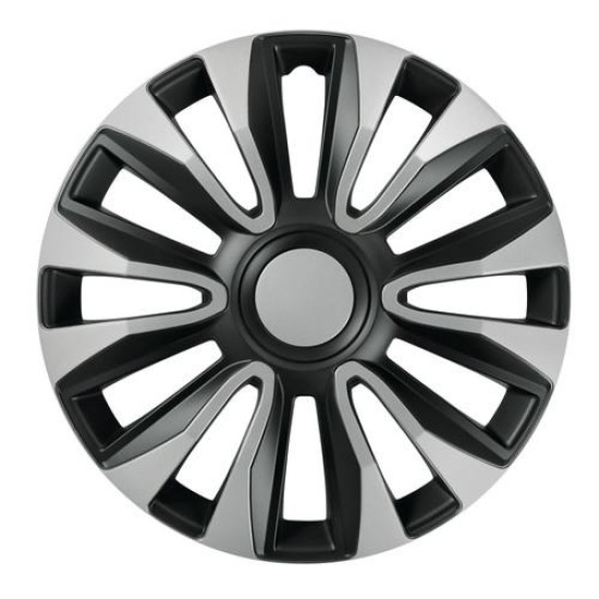 ΤΑΣΙΑ AVALONE SILVERΚΑΙBLACK 16 INCH ΑΣΗΜΙ/ΜΑΥΡΟ ΣΕΤ