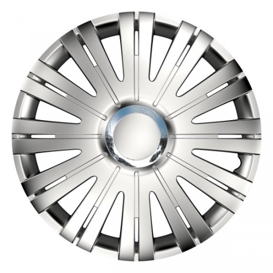 Amio - ΤΑΣΙΑ 16" HUBCAP RC ACTIVE ΑΣΗΜΙ - ΣΕΤ ΣΕ ΚΟΥΤΙ - 4 ΤΕΜ. (4779/AM)