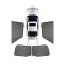 CarShades - ΚΟΥΡΤΙΝΑΚΙΑ  CAR SHADES ΓΙΑ BMW ΣΕΙΡΑ 1 E87 5D 04-11 - 4 ΤΕΜ. (PVC.BMW-1SER-5-A)