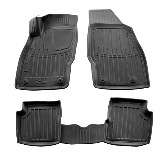 ΠΑΤΑΚΙA ΛΑΣΤΙΧΟ ΣΕ ΣΚΑΦΗ ME KOYMΠΩΜΑΤΑ ΓΙΑ OPEL CORSA E 5D 2014-2019 RACE AXION - 4 Τεμ.