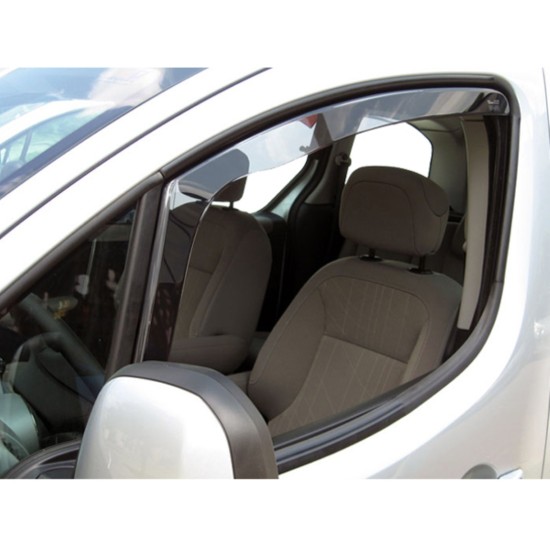 ΑΝΕΜΟΘΡΑΥΣΤΕΣ ΓΙΑ NISSAN ALMERA TINO 5D 2000-2006 ΣΕΤ ΑΥΤΟΚΙΝΗΤΟΥ ΑΠΟ ΕΥΚΑΜΠΤΟ ΦΙΜΕ ΠΛΑΣΤΙΚΟ HEKO - 4 ΤΕΜ.
