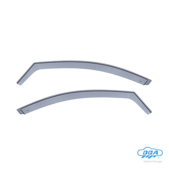 ΖΕΥΓΑΡΙ ΜΠΡΟΣΤΙΝΟΙ ΑΝΕΜΟΘΡΑΥΣΤΕΣ ΓΙΑ RENAULT MEGANE III 4D/5D 2008+ / RENAULT FLUENCE 5D 2010-2014 ΑΠΟ ΕΥΚΑΜΠΤΟ ΧΥΤΟ ΑΚΡΥΛΙΚΟ ΓΥΑΛΙ  (CAST ACRYLIC GLASS) DGA - 2 ΤΕΜ.