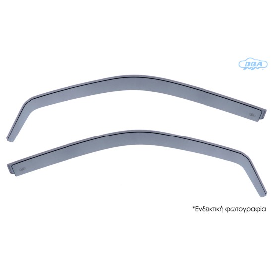 ΖΕΥΓΑΡΙ ΜΠΡΟΣΤΙΝΟΙ ΑΝΕΜΟΘΡΑΥΣΤΕΣ ΓΙΑ TOYOTA AVENSIS 4/5D 1998-2003 / 2000-2003 ΑΠΟ ΕΥΚΑΜΠΤΟ ΧΥΤΟ ΑΚΡΥΛΙΚΟ ΓΥΑΛΙ (CAST ACRYLIC GLASS) DGA - 2 ΤΕΜ.
