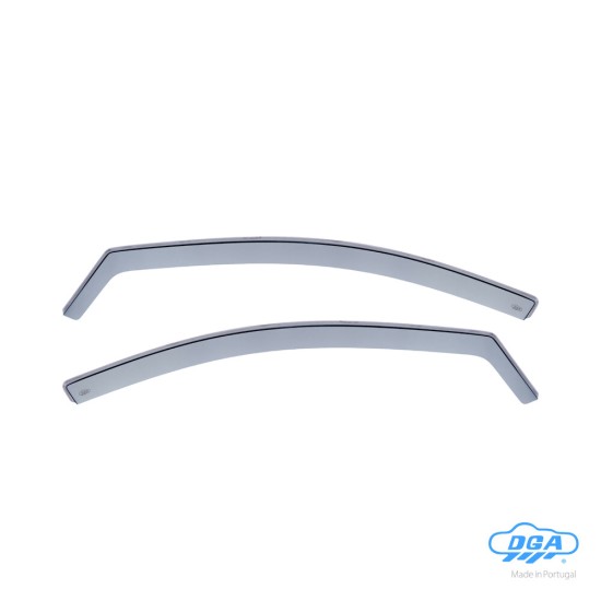 ΖΕΥΓΑΡΙ ΜΠΡΟΣΤΙΝΟΙ ΑΝΕΜΟΘΡΑΥΣΤΕΣ ΓΙΑ TOYOTA AURIS 5D 2012-2019 / AURIS TOURING SPORTS 2013-2019 ΑΠΟ ΕΥΚΑΜΠΤΟ ΧΥΤΟ ΑΚΡΥΛΙΚΟ ΓΥΑΛΙ DGA - 2 ΤΕΜ.