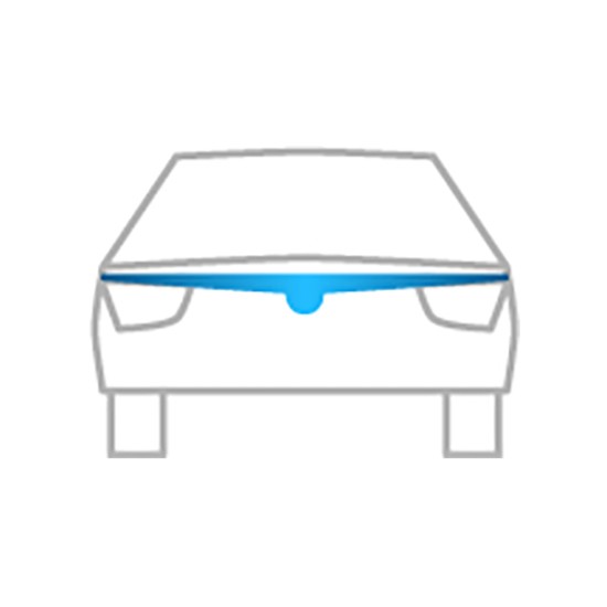ΑΝΕΜΟΘΡΑΥΣΤΗΣ ΚΑΠΩ ΑΥΤΟΚΙΝΗΤΟΥ ΓΙΑ VW CADDY 2004-2010 /TOURAN 2003-2006 ΑΠΟ ΕΥΚΑΜΠΤΟ ΦΙΜΕ ΠΛΑΣΤΙΚΟ HEKO - 1 ΤΕΜ.