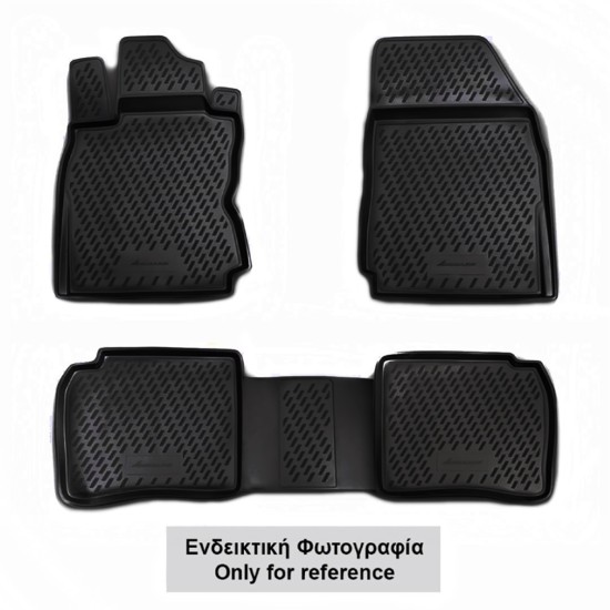 ΠΑΤΑΚΙΑ  ΓΙΑ FORD TRANSIT COMBI 2006+ ΛΑΣΤΙΧΟ ΣΚΑΦΑΚΙΑ (ΜΑΥΡΟ) 2ΤΕΜ.