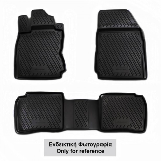 ΠΑΤΑΚΙΑ ΣΕ ΣΚΑΦΗ TPE ΛΑΣΤΙΧΟ ΓΙΑ VW TIGUAN 5D 2016+   ΣΕ ΜΑΥΡΟ ΧΡΩΜΑ NOVLINE - 4 ΤΕΜ.