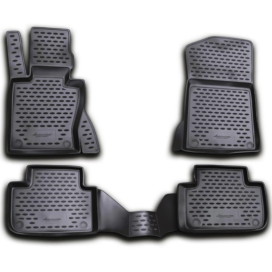 ΠΑΤΑΚΙΑ ΣΕ ΣΚΑΦΗ TPE ΛΑΣΤΙΧΟ ΓΙΑ ΓΙΑ BMW X3 E83 2004-2010 ΣΕ ΜΑΥΡΟ ΧΡΩΜΑ NOVLINE - 4 ΤΕΜ