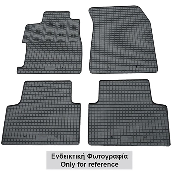Cik - ΠΑΤΑΚΙΑ ΑΥΤΟΚΙΝΗΤΟΥ ΑΠΟ ΛΑΣΤΙΧΟ ΓΙΑ TOYOTA RAV4 ΥΒΡΙΔΙΚΟ 2019+ ΣΕ ΜΑΥΡΟ ΧΡΩΜΑ ΜΕ ΚΟΥΜΠΩΜΑΤΑ - 4 ΤΕΜ. (RM.TO.0011/CK)