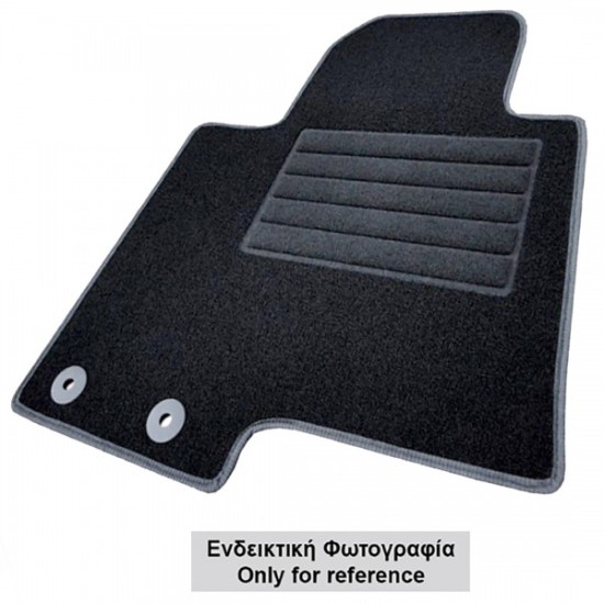 Cik - ΠΑΤΑΚΙΑ ΑΥΤΟΚΙΝΗΤΟΥ ΑΠΟ ΛΑΣΤΙΧΟ ΓΙΑ VW GOLF 7 ETSI 2020+ ΣΕ ΜΑΥΡΟ ΧΡΩΜΑ ΜΕ ΚΟΥΜΠΩΜΑΤΑ - 4 ΤΕΜ. (RM.VW.0043/CK)