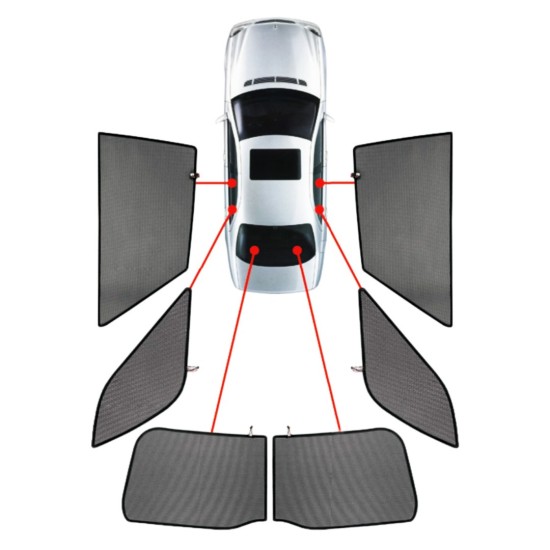 CarShades - ΚΟΥΡΤΙΝΑΚΙΑ  CAR SHADES ΓΙΑ MAZDA 6 5D 2003+2008 - 6 ΤΕΜ. (PVC.MAZ-6-5-A)