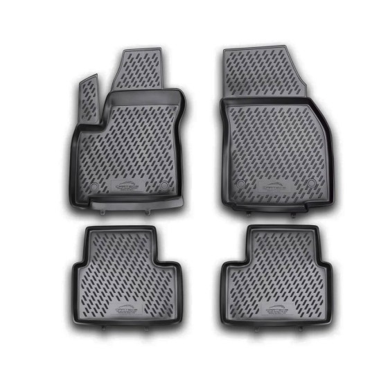 ΠΑΤΑΚΙΑ ΣΕ ΣΚΑΦΗ TPE ΛΑΣΤΙΧΟ ΓΙΑ OPEL MOKKA 11/2012+  ΣΕ ΜΑΥΡΟ ΧΡΩΜΑ NOVLINE - 4 ΤΕΜ.