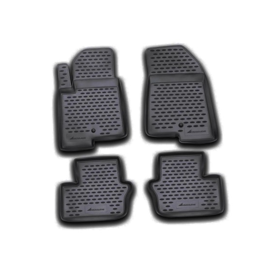 ΠΑΤΑΚΙΑ ΣΕ ΣΚΑΦΗ TPE ΛΑΣΤΙΧΟ ΓΙΑ JEEP LIBERTY 5D 2007+  ΣΕ ΜΑΥΡΟ ΧΡΩΜΑ NOVLINE - 4 ΤΕΜ.