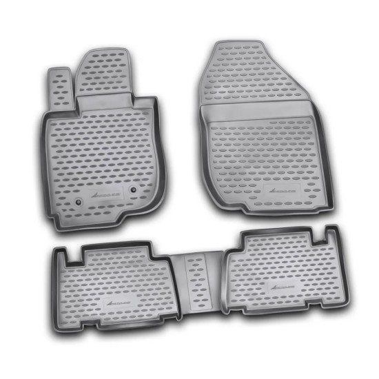 ΠΑΤΑΚΙΑ ΣΕ ΣΚΑΦΗ TPE ΛΑΣΤΙΧΟ ΓΙΑ TOYOTA RAV4 01/2006-2009  ΣΕ ΜΑΥΡΟ ΧΡΩΜΑ NOVLINE - 4 ΤΕΜ.