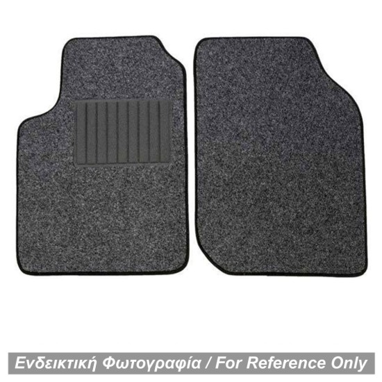 ΠΑΤΑΚΙΑ ΜΟΚΕΤΑ ΓΙΑ MERCEDES SMART 450 1998-2006  ΓΚΡΙ ΜΕ ΜΑΥΡΟ ΡΕΛΙ RACE AXION - 2 ΤΕΜ.