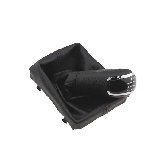 ΠΟΜΟΛΟ ΤΑΧΥΤΗΤΩΝ  ΓΙΑ AUDI A4 2007+/A5 2007+/A6 2004+/Q5 2008+ ΜΕ ΕΝΔΕΙΞΗ 6 ΤΑΧΥΤΗΤΩΝ ΚΑΙ ΜΑΥΡΗ ΦΟΥΣΚΑ NTY - 1 ΤΕΜ.