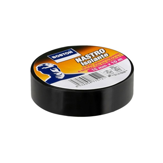 ΜΟΝΩΤΙΚΗ ΤΑΙΝΙΑ PRO-TAPE ΜΑΥΡΟ ΧΡΩΜΑ 15mm x 10m LAMPA - 1 ΤΕΜ.