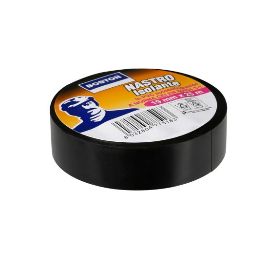 ΜΟΝΩΤΙΚΗ ΤΑΙΝΙΑ PRO-TAPE ΜΑΥΡΟ ΧΡΩΜΑ 19mm x 25m LAMPA - 1 ΤΕΜ.
