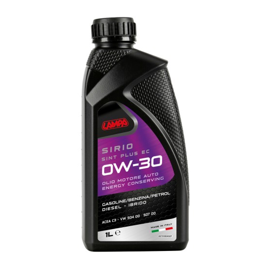 ΛΑΔΙ ΚΙΝΗΤΗΡΑ OW-30 SIRIO SINT PLUS EC ΣΥΝΘΕΤΙΚΟ ACEA C3 ENERGY CONSERVING 1L LAMPA - 1 ΤΕΜ.