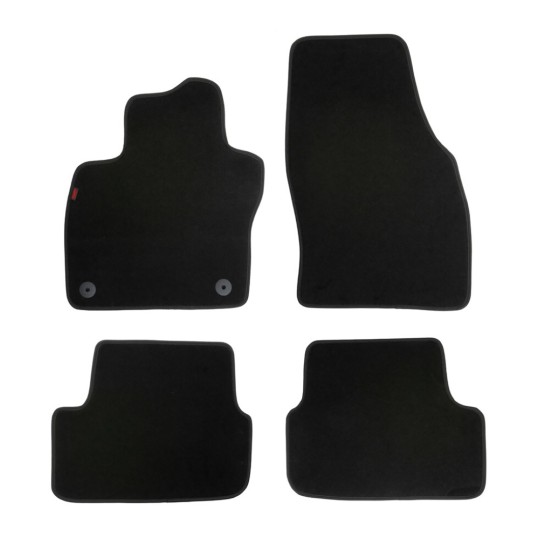 ΠΑΤΑΚΙΑ EXECUTIVE ΜΟΚΕΤΑ ΓΙΑ SEAT IBIZA 5D 06/2017+ ΣΕ ΜΑΥΡΟ ΧΡΩΜΑ ME ΚΟΥΜΠΩΜΑΤΑ LAMPA - 4 ΤΕΜ.