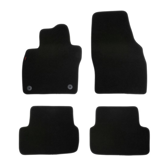 ΠΑΤΑΚΙΑ EXECUTIVE ΜΟΚΕΤΑ ΓΙΑ SEAT ARONA 5D 11/2017+ ΣΕ ΜΑΥΡΟ ΧΡΩΜΑ ME ΚΟΥΜΠΩΜΑΤΑ LAMPA - 4 ΤΕΜ.