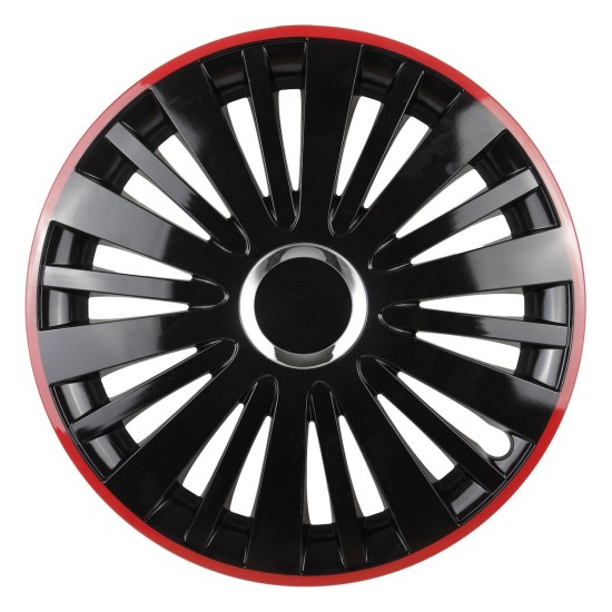 Amio - ΤΑΣΙ 16" FALCON ΜΑΥΡΟ/ΚΟΚΚΙΝΟ - 1 ΤΕΜ. (L58282/AM)