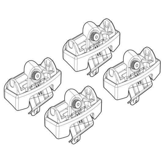 ΑΚΡΑ ΓΙΑ ΜΠΑΡΕΣ NORDRIVE ΓΙΑ PEUGEOT 206 3D PLUS 09/98+ KIT