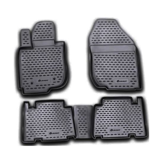 ΠΑΤΑΚΙΑ ΣΕ ΣΚΑΦΗ TPE ΛΑΣΤΙΧΟ ΓΙΑ TOYOTA RAV4 ΜΑΚΡΥ 2006+  ΣΕ ΜΑΥΡΟ ΧΡΩΜΑ NOVLINE - 4 ΤΕΜ.