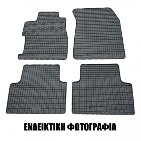 Cik -  ΠΑΤΑΚΙΑ ΛΑΣΤΙΧΟ ΣΕ ΜΑΥΡΟ ΧΡΩΜΑ ΜΕ ΚΟΥΜΠΩΜΑΤΑ ΓΙΑ HONDA JAZZ 5D 2020+ - 4 ΤΕΜ. (RM.HO.0007/CK)