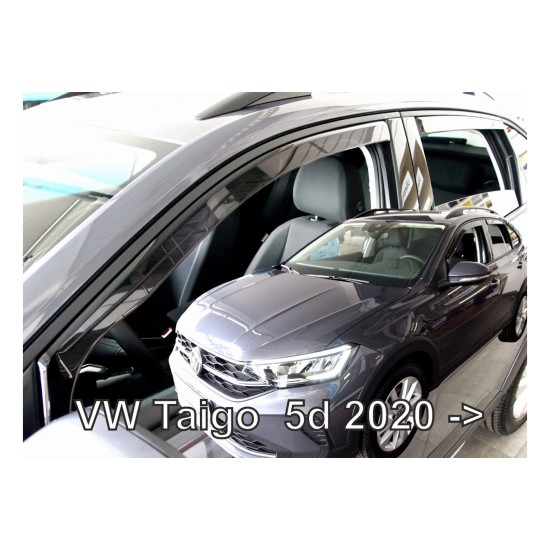 ΑΝΕΜΟΘΡΑΥΣΤΕΣ ΓΙΑ VW TAIGO 5D 2020+ ? ΖΕΥΓΑΡΙ ΑΠΟ ΕΥΚΑΜΠΤΟ ΦΙΜΕ ΠΛΑΣΤΙΚΟ HEKO - 2 ΤΕΜ.