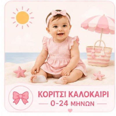 Κορίτσι καλοκαίρι 0-24 Μηνών
