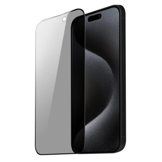 Tempered Glass Full Face Privacy Dux Ducis Apple iPhone 15 Pro Μαύρο (1 τεμ.) Tempered Glass Full Face Privacy Dux Ducis Apple iPhone 15 Pro Μαύρο (1 τεμ.)