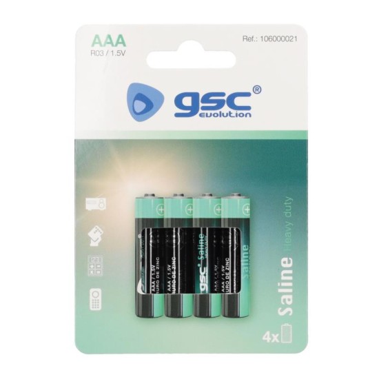 Μπαταρία Heavy Duty GSC Evolution AAA R03 (4 τεμ.) Μπαταρία Heavy Duty GSC Evolution AAA R03 (4 τεμ.)