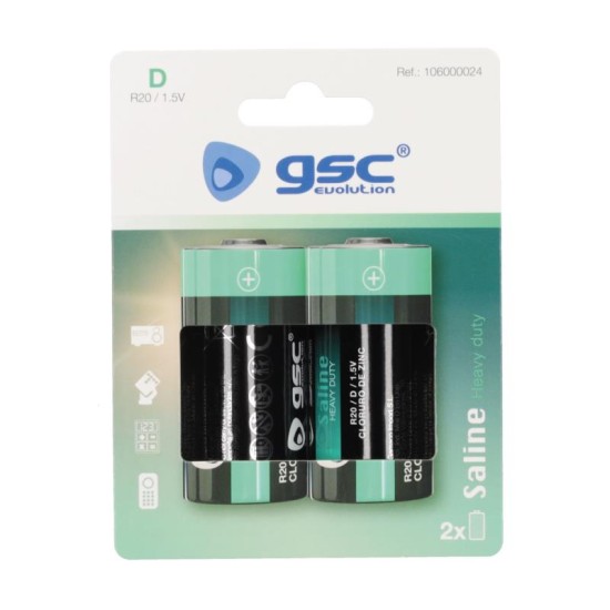 Μπαταρία Heavy Duty GSC Evolution D R20 (2 τεμ.) Μπαταρία Heavy Duty GSC Evolution D R20 (2 τεμ.)