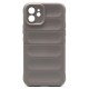Θήκη Shield TPU inos Apple iPhone 12 Stripes Ανοιχτό Γκρι Θήκη Shield TPU inos Apple iPhone 12 Stripes Ανοιχτό Γκρι