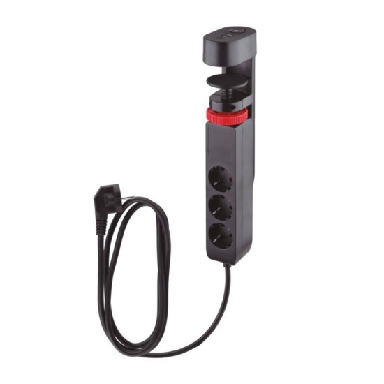 Πολύπριζο GSC 3 Θέσεων με Κουμπί On/Off, Θύρες 2xUSB A, 1xUSB C & Καλώδιο 1.4m (3 x 1.5mm) Μαύρο Πολύπριζο GSC 3 Θέσεων με Κουμπί On/Off, Θύρες 2xUSB A, 1xUSB C & Καλώδιο 1.4m (3 x 1.5mm) Μαύρο