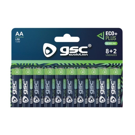 Μπαταρία Alkaline GSC EcoPlus AA LR06 (10 τεμ.) Μπαταρία Alkaline GSC EcoPlus AA LR06 (10 τεμ.)