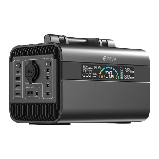Φορητός Σταθμός Παραγωγής Ενέργειας Devia BPS-600M 600W Guardian Μαύρο Φορητός Σταθμός Παραγωγής Ενέργειας Devia BPS-600M 600W Guardian Μαύρο