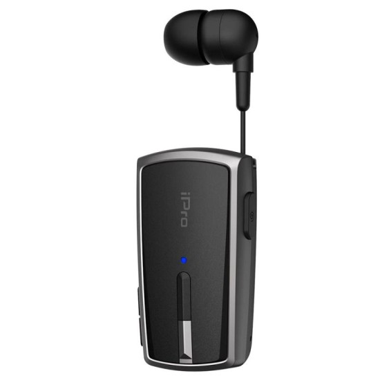 Ακουστικό Bluetooth iPro RH120 Retractable Μαύρο-Μπλε Ακουστικό Bluetooth iPro RH120 Retractable Μαύρο-Μπλε