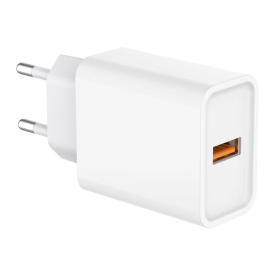 Φορτιστής Ταξιδίου inos με Έξοδο USB A 18W Λευκό Φορτιστής Ταξιδίου inos με Έξοδο USB A 18W Λευκό