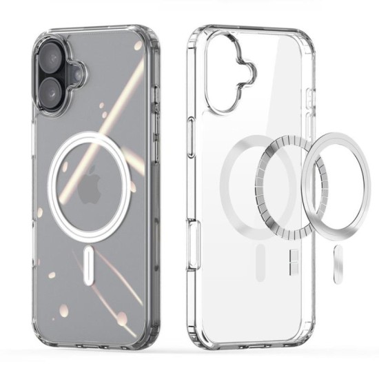 Θήκη TPU & PC Dux Ducis Clin Magnetic MagSafe Apple iPhone 16 Plus Διάφανο Θήκη TPU & PC Dux Ducis Clin Magnetic MagSafe Apple iPhone 16 Plus Διάφανο
