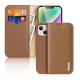 Θήκη Δερμάτινη Dux Ducis Hivo RFID Wallet Apple iPhone 15 Καφέ Θήκη Δερμάτινη Dux Ducis Hivo RFID Wallet Apple iPhone 15 Καφέ