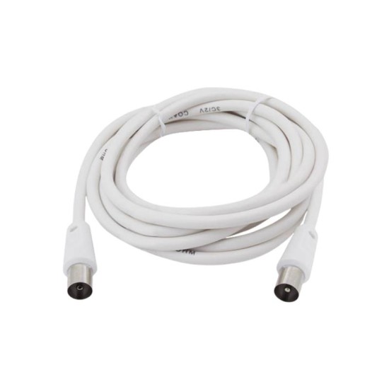 Καλώδιο Κεραίας RF GSC 3C2V M/F 1.5m Λευκό Καλώδιο Κεραίας RF GSC 3C2V M/F 1.5m Λευκό